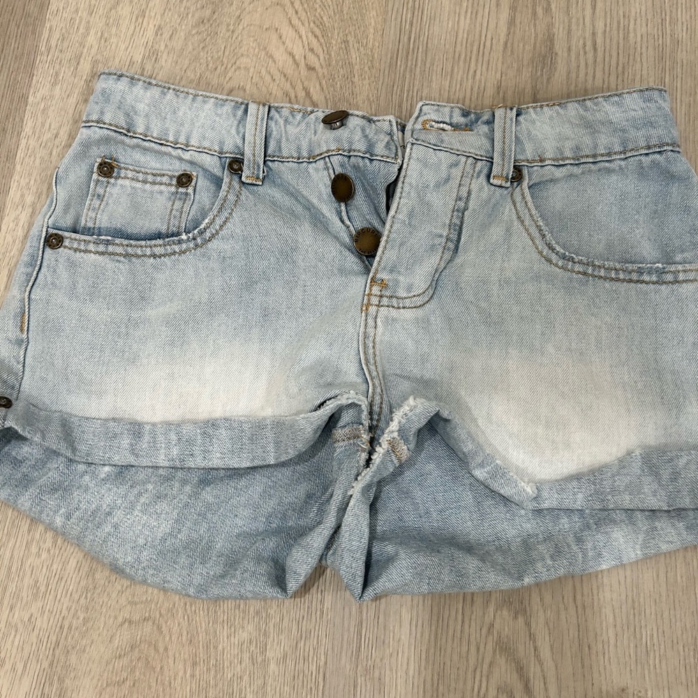 Rip curl Jean shorts size 24 light wash